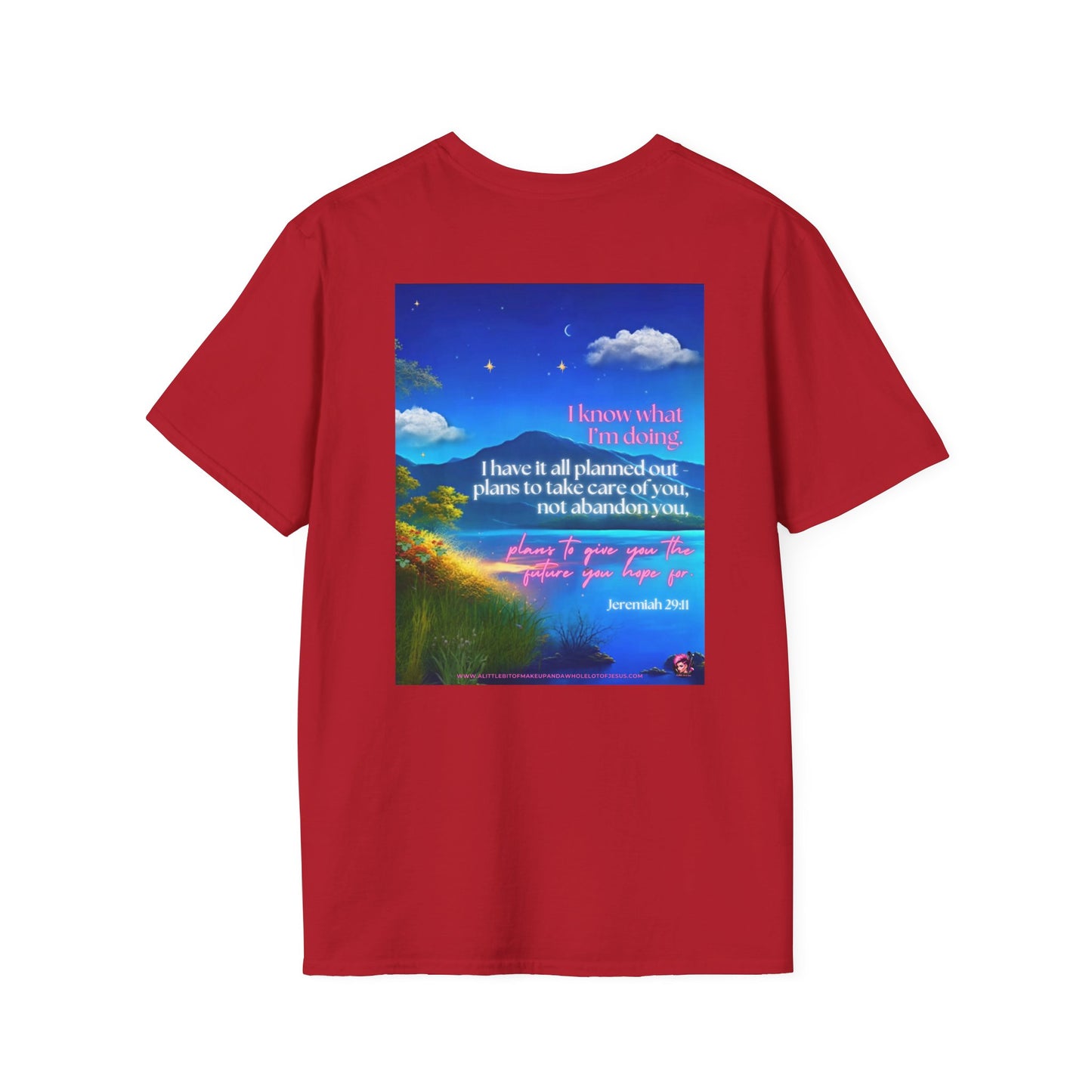 Jeremiah 29:11 Bible Verse T-Shirt for women – Faith Tee – Scripture T-Shirt – Inspirational Bible Verse Shirt