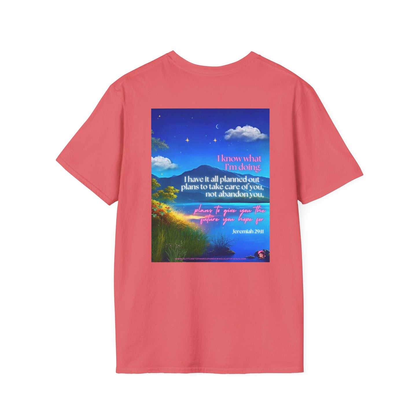 Jeremiah 29:11 Bible Verse T-Shirt for women – Faith Tee – Scripture T-Shirt – Inspirational Bible Verse Shirt