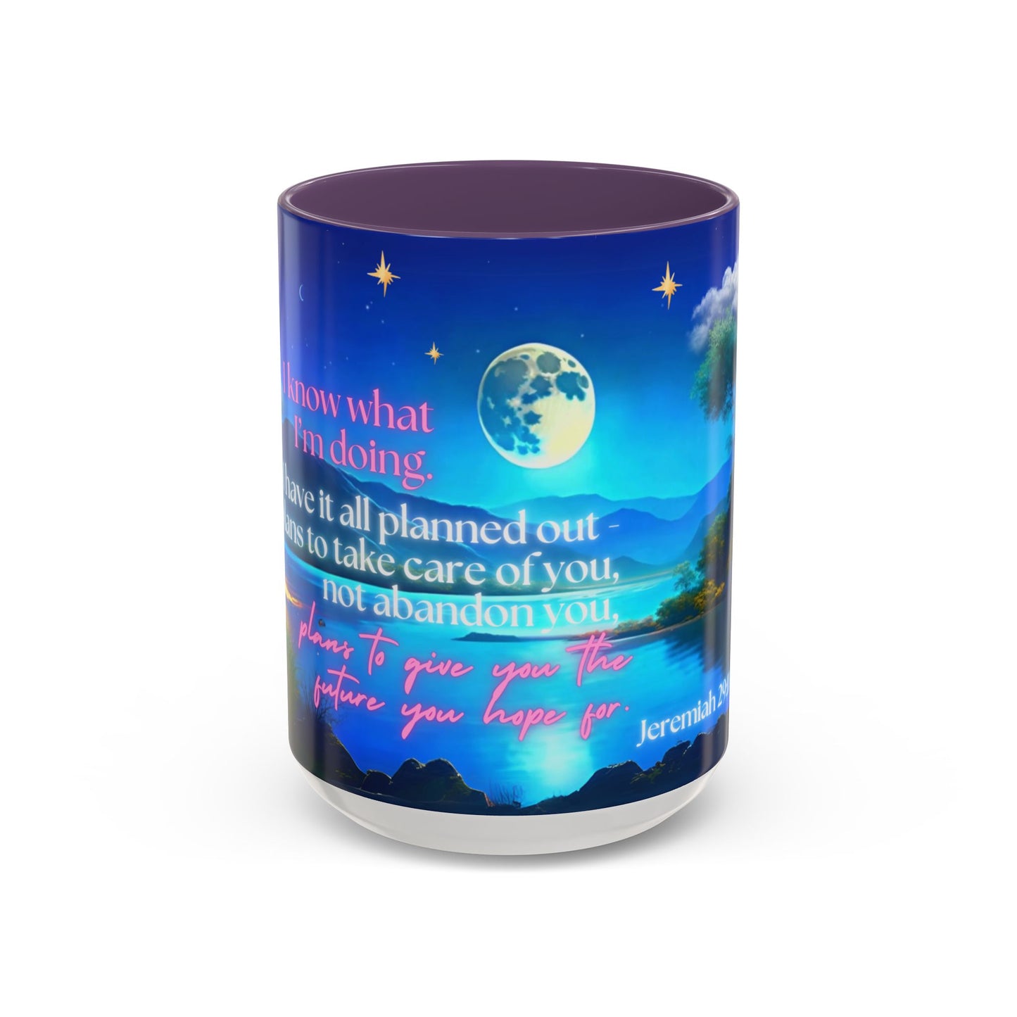 Jeremiah 29:11 Bible Verse Mug – 15oz Coffee Mug with Scripture – Gift for Women