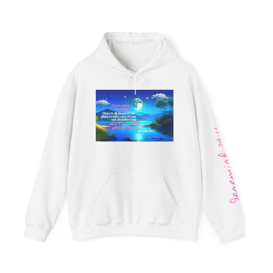 Jeremiah 29:11 Bible Verse Hoodie for Women - Christian Hoodie for Women – Faith Hoodie for Women - Scripture Hoodie