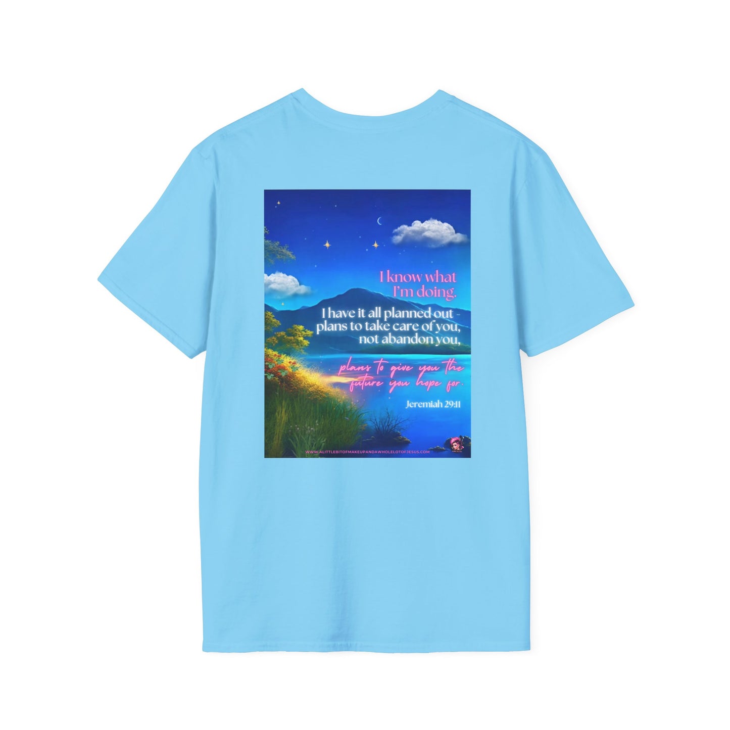 Jeremiah 29:11 Bible Verse T-Shirt for women – Faith Tee – Scripture T-Shirt – Inspirational Bible Verse Shirt