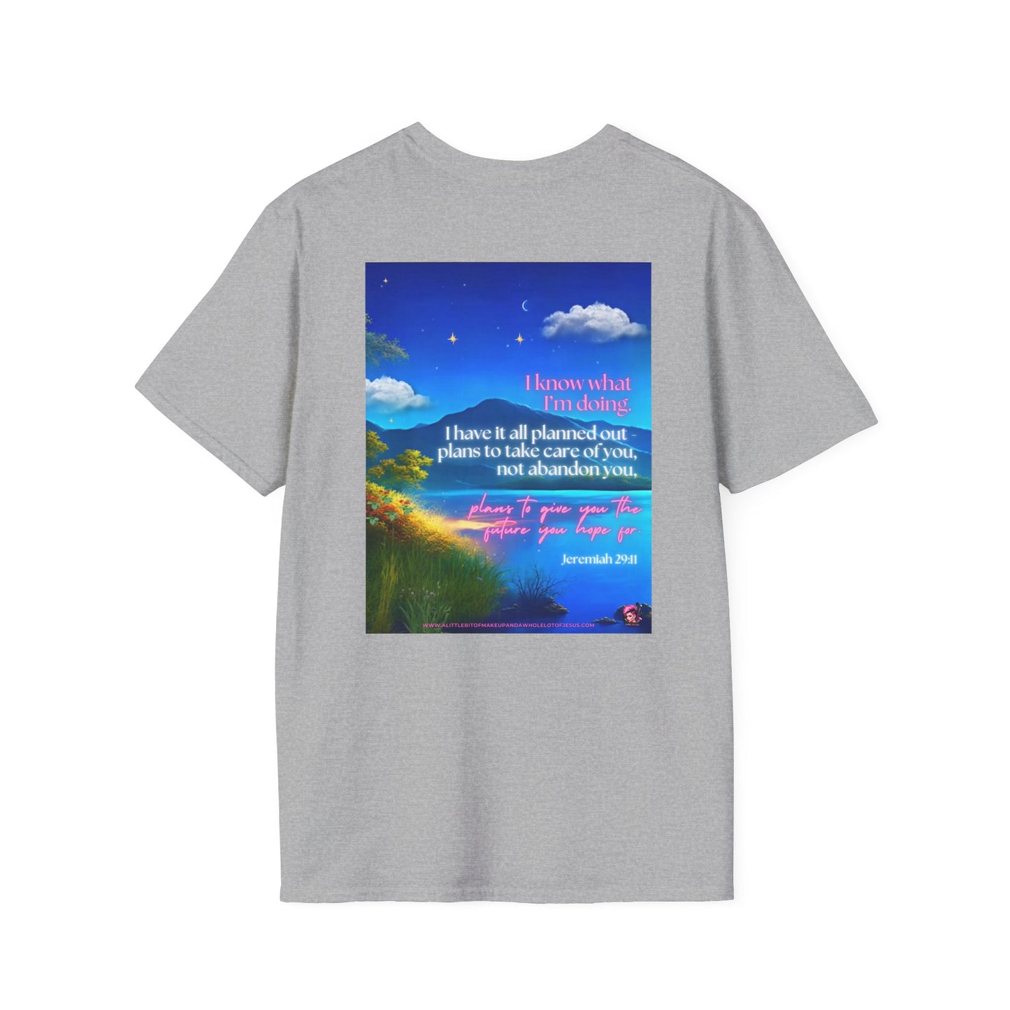 Jeremiah 29:11 Bible Verse T-Shirt for women – Faith Tee – Scripture T-Shirt – Inspirational Bible Verse Shirt