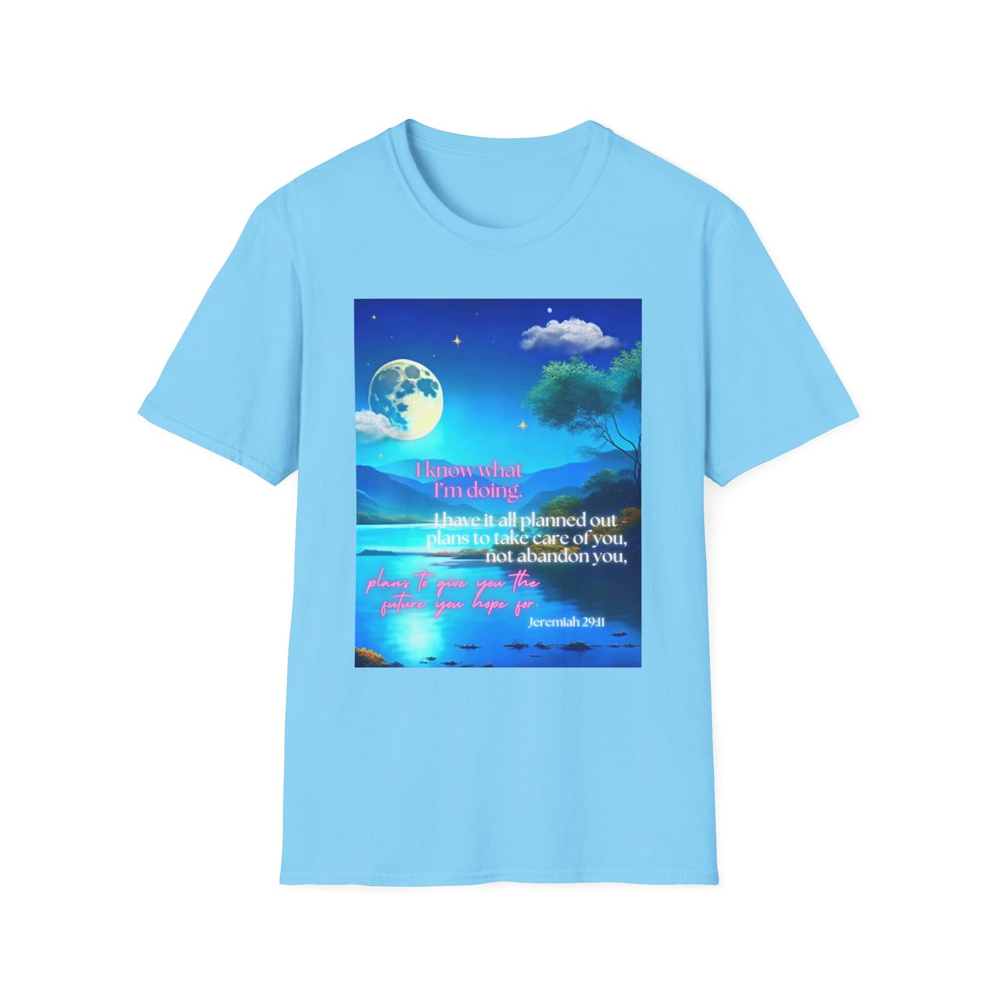 Jeremiah 29:11 Bible Verse T-Shirt for women – Faith Tee – Scripture T-Shirt – Inspirational Bible Verse Shirt