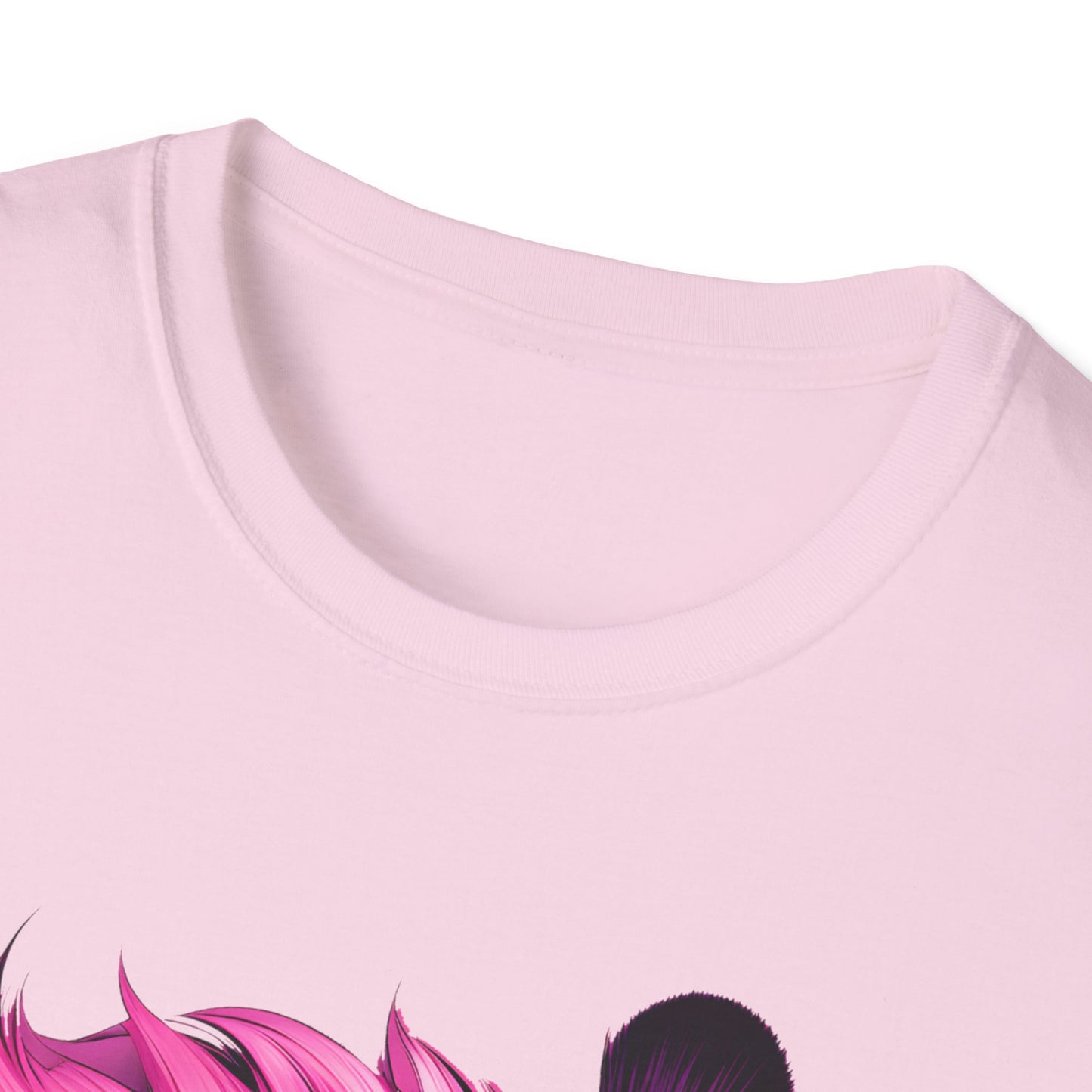 Makeup & Jesus Softstyle T-Shirt - Purple/Pink Inspirational Tee