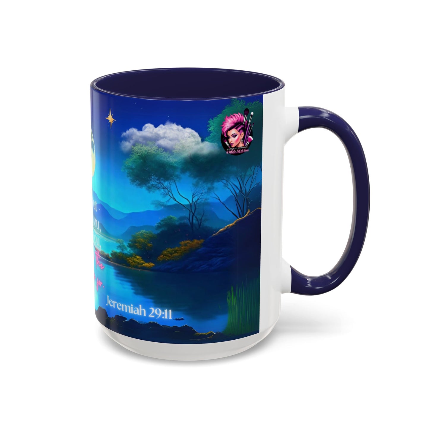 Jeremiah 29:11 Bible Verse Mug – 15oz Coffee Mug with Scripture – Gift for Women