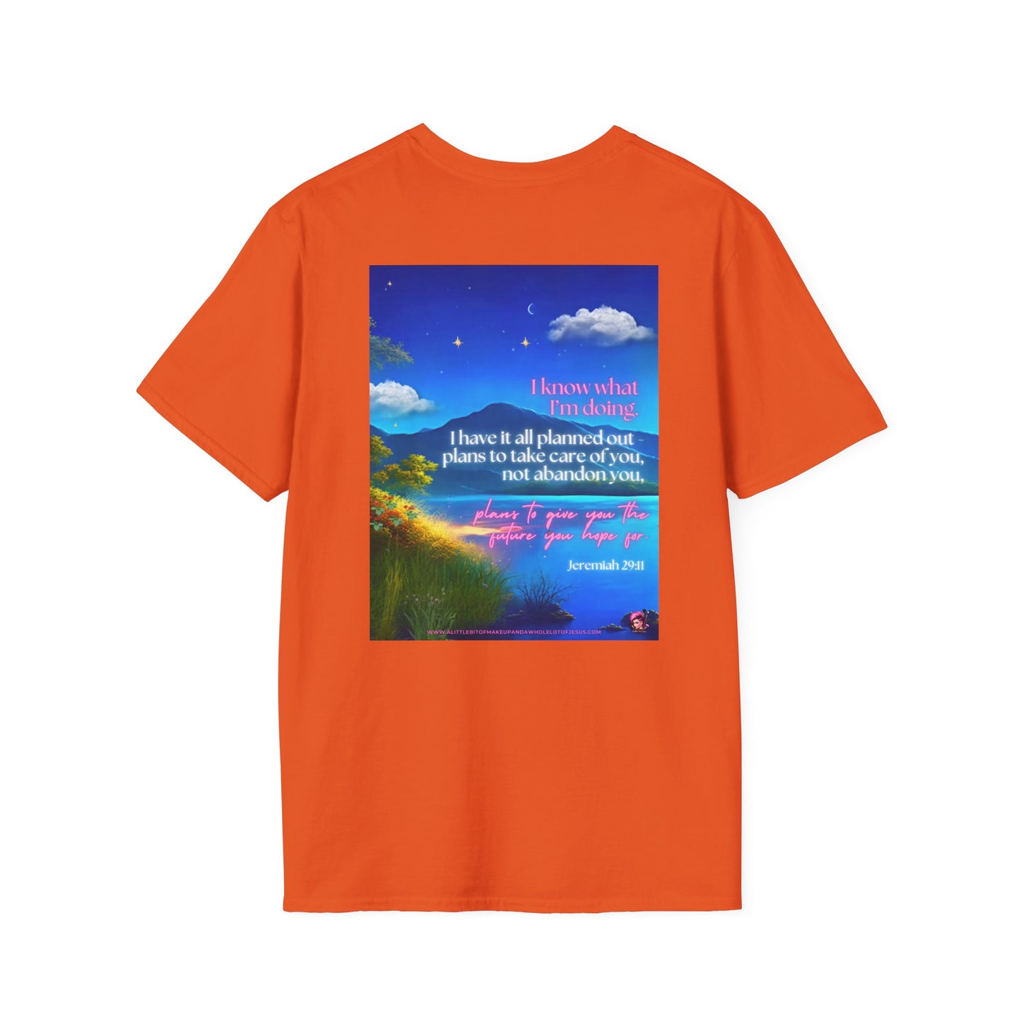 Jeremiah 29:11 Bible Verse T-Shirt for women – Faith Tee – Scripture T-Shirt – Inspirational Bible Verse Shirt