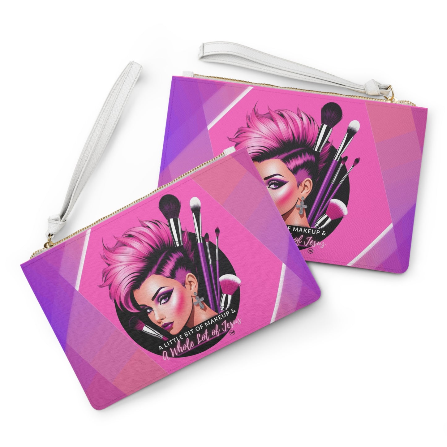 A Little Bit of Makeup & A Whole Lot of Jesus – Faith-Based Clutch for Women