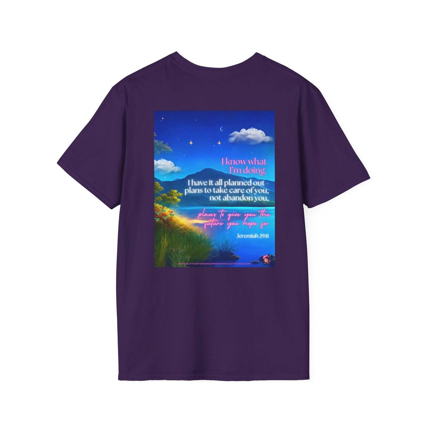 Jeremiah 29:11 Bible Verse T-Shirt for women – Soft Cotton Scripture t-shirt