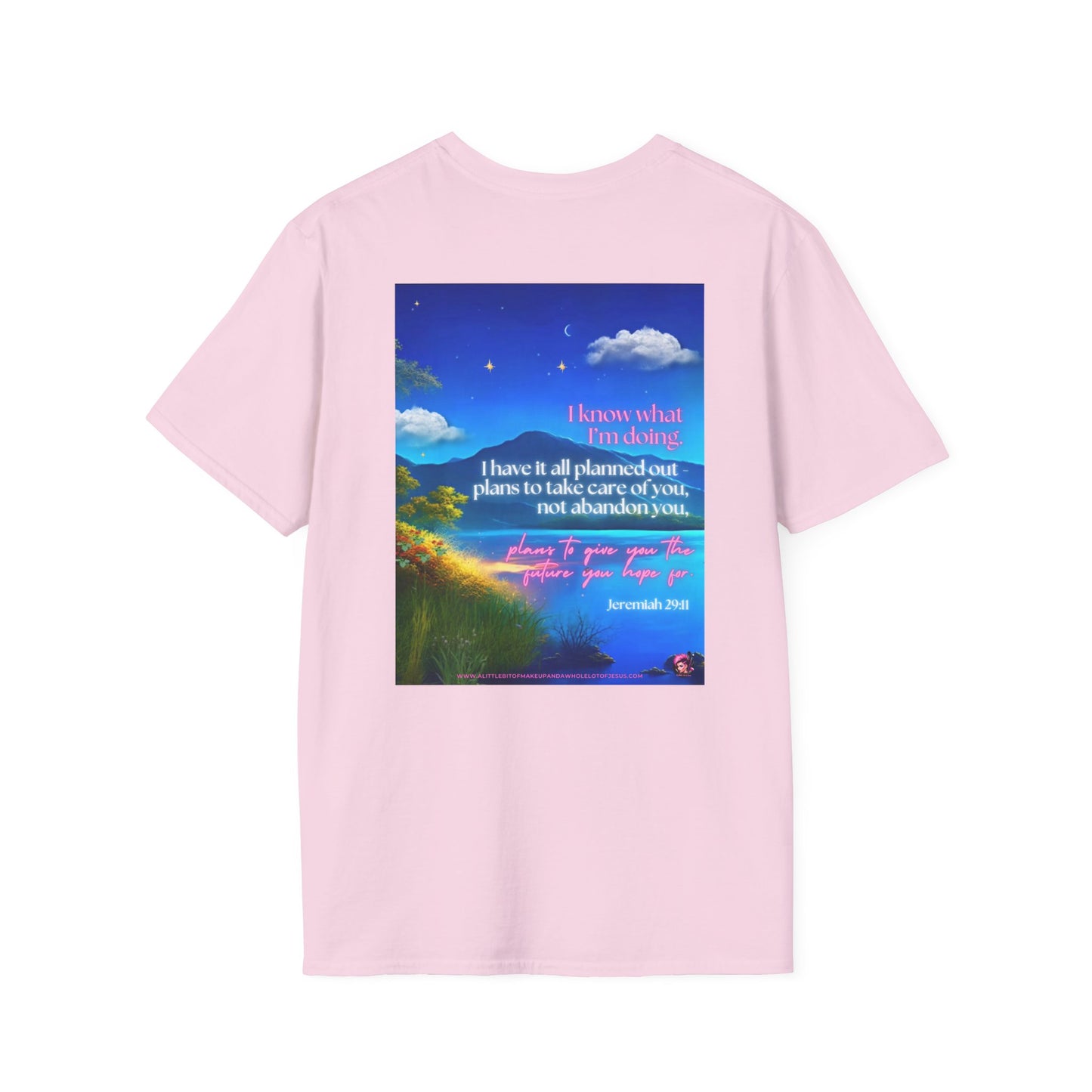 Jeremiah 29:11 Bible Verse T-Shirt for women – Faith Tee – Scripture T-Shirt – Inspirational Bible Verse Shirt