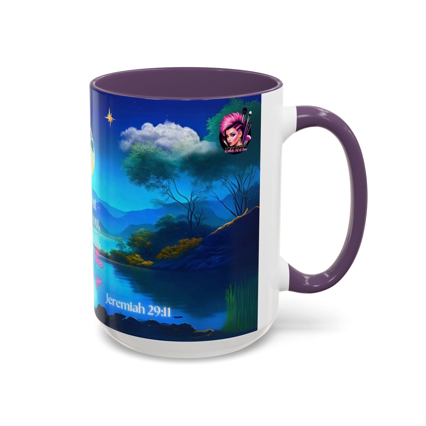 Jeremiah 29:11 Bible Verse Mug – 15oz Coffee Mug with Scripture – Gift for Women