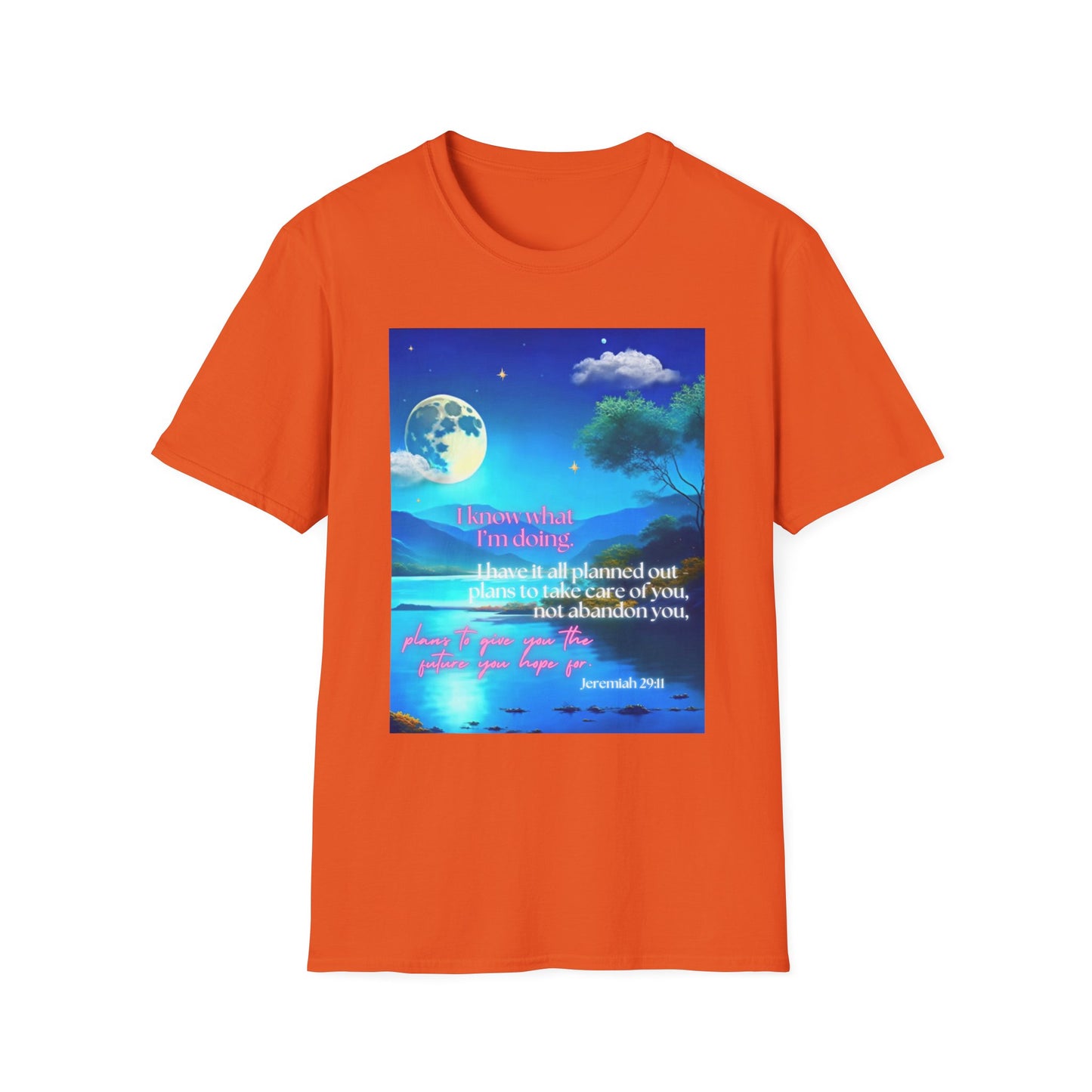 Jeremiah 29:11 Bible Verse T-Shirt for women – Faith Tee – Scripture T-Shirt – Inspirational Bible Verse Shirt
