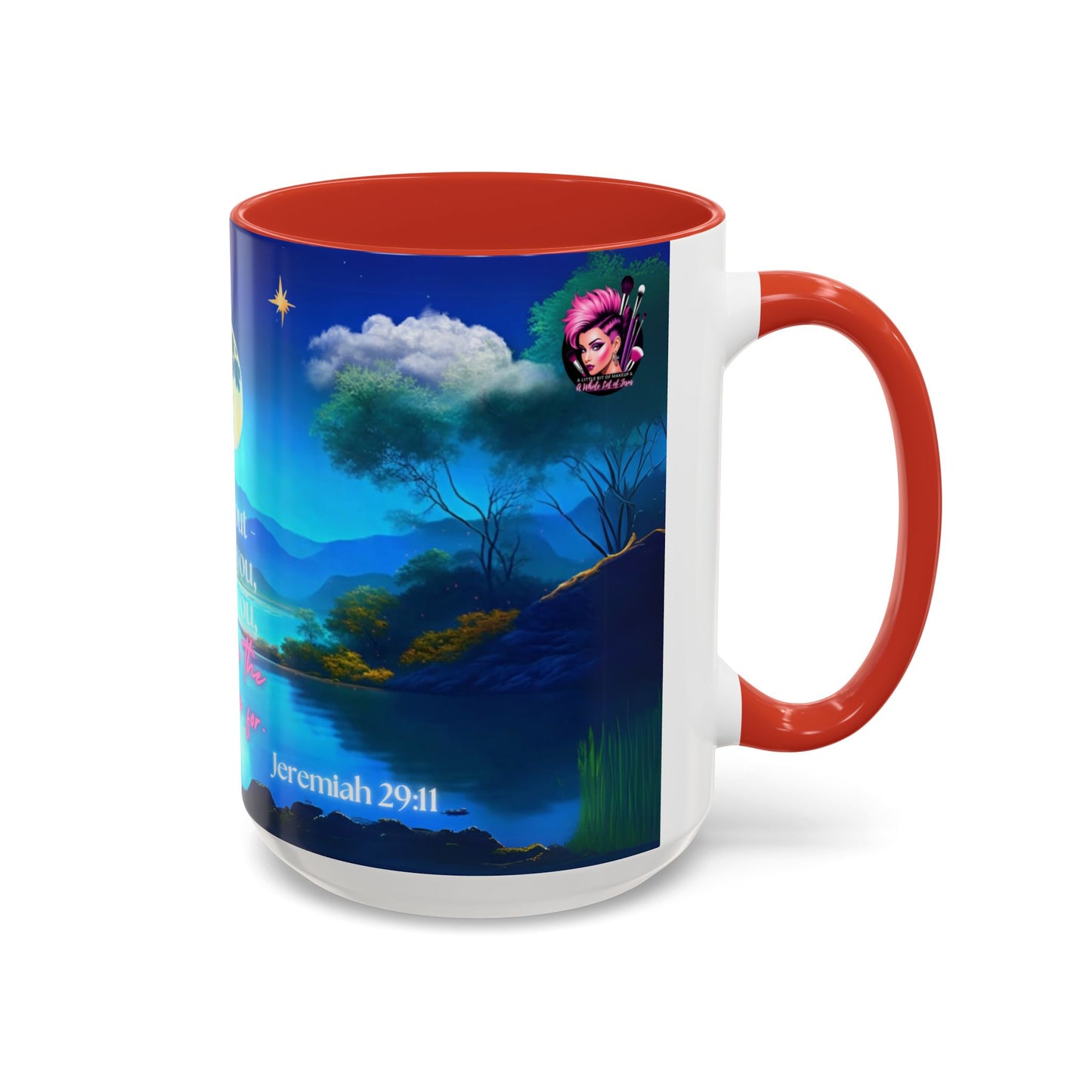 Jeremiah 29:11 Bible Verse Mug – 15oz Coffee Mug with Scripture – Gift for Women