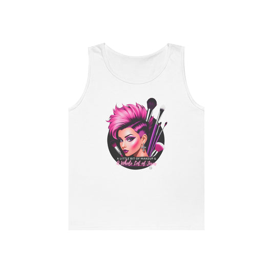 A Little Bit of Makeup & A Whole Lot of Jesus Tank Top – Bible Verse Shirt