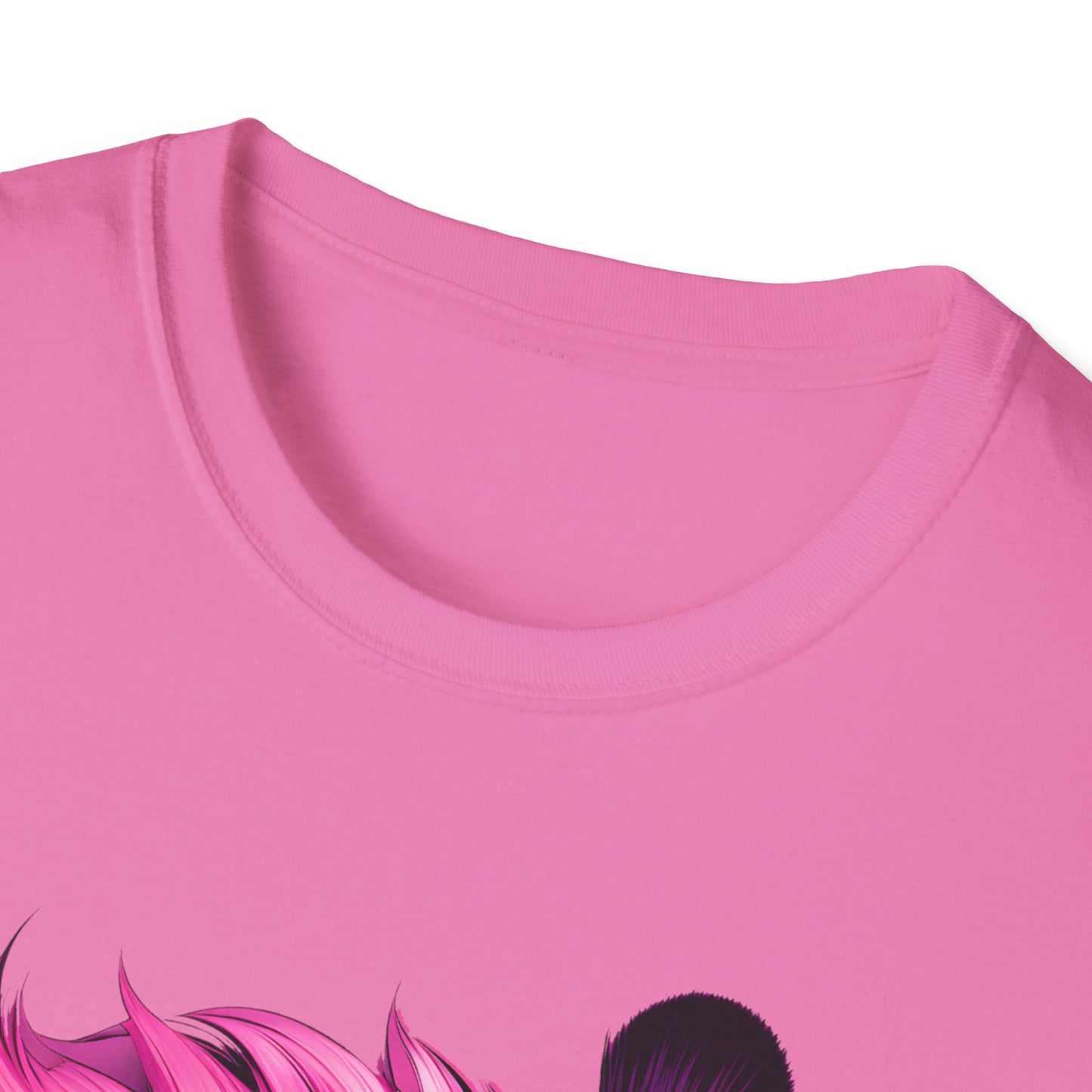 Makeup & Jesus Softstyle T-Shirt - Purple/Pink Inspirational Tee