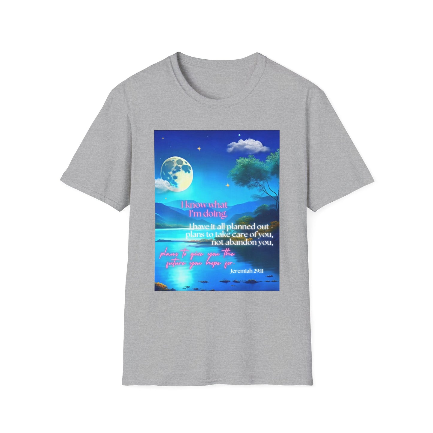 Jeremiah 29:11 Bible Verse T-Shirt for women – Faith Tee – Scripture T-Shirt – Inspirational Bible Verse Shirt
