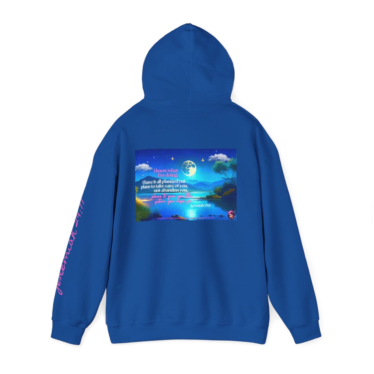 Jeremiah 29:11 Bible Verse Hoodie for Women - Christian Hoodie for Women – Faith Hoodie for Women - Scripture Hoodie