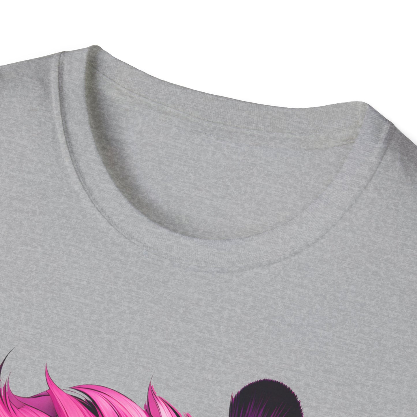 Makeup & Jesus Softstyle T-Shirt - Purple/Pink Inspirational Tee