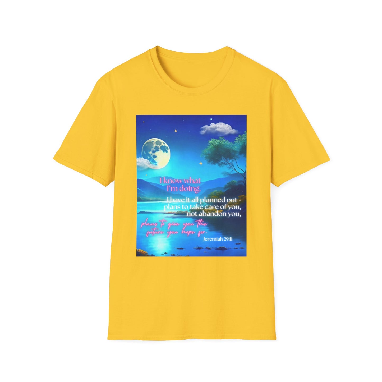 Jeremiah 29:11 Bible Verse T-Shirt for women – Faith Tee – Scripture T-Shirt – Inspirational Bible Verse Shirt