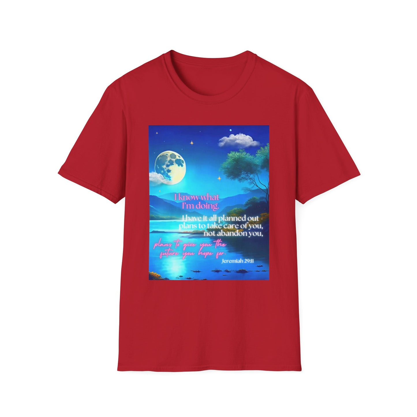 Jeremiah 29:11 Bible Verse T-Shirt for women – Faith Tee – Scripture T-Shirt – Inspirational Bible Verse Shirt